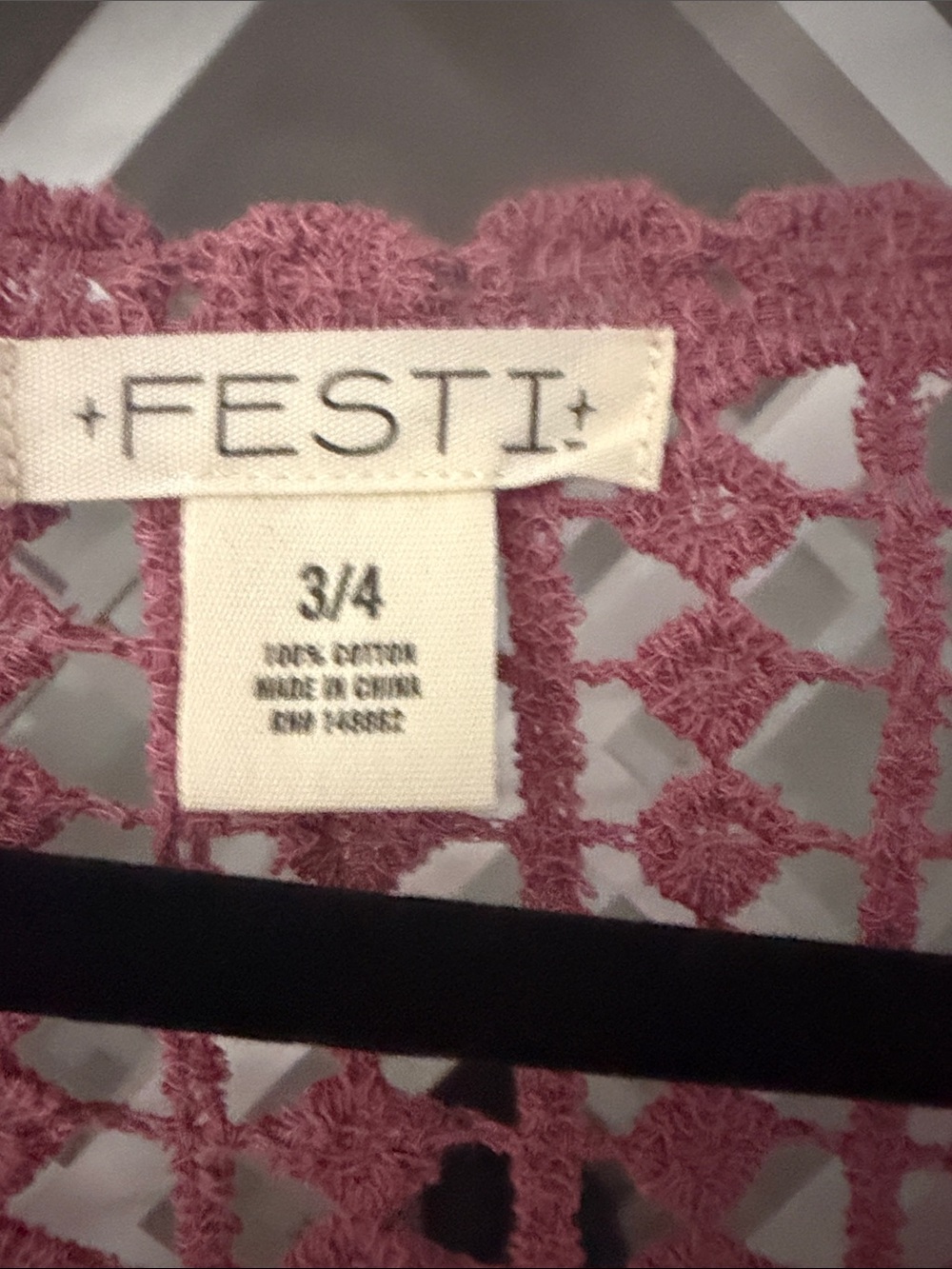 torrid Mauve Open Crochet Cardigan - Picture 4 of 7